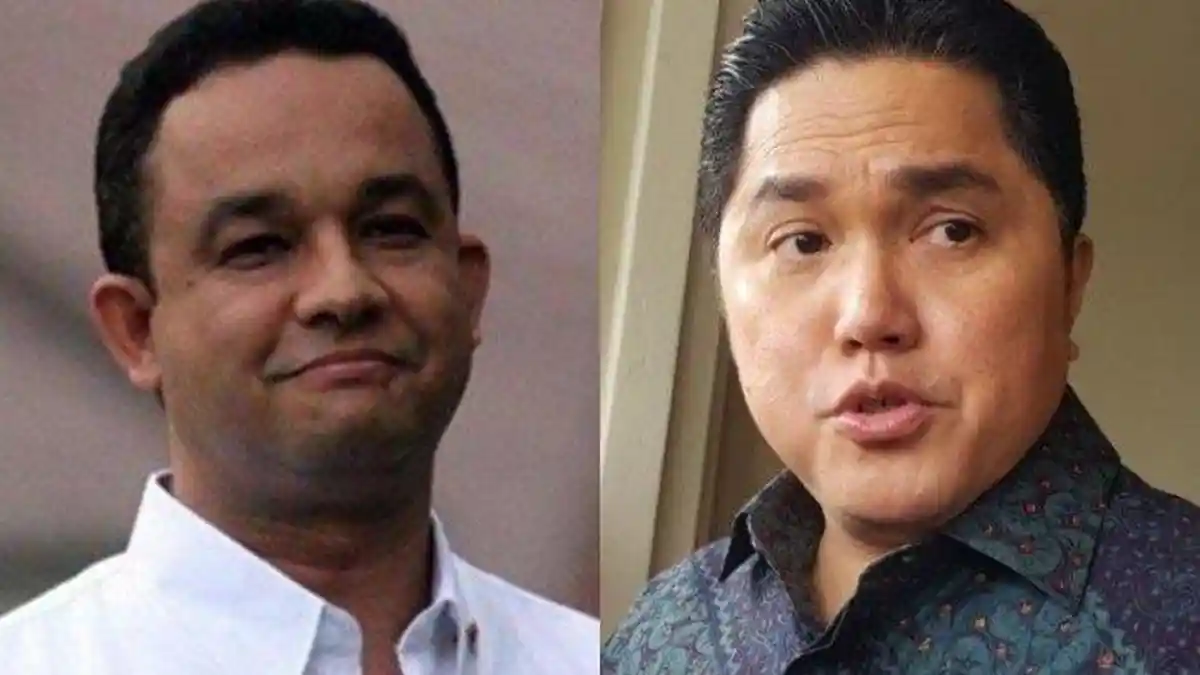 Anies Baswedan dan Erick Thohir Kompak Pakai Batik di Acara PAN, Zulkifli Hasan Sebut Calon Presiden