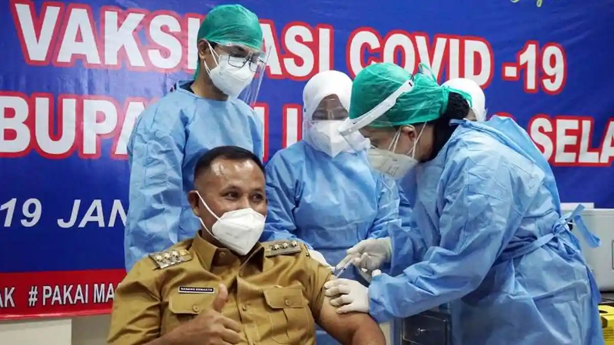 Diskes Lampung Selatan Siapkan Langkah Antisipasi KIPI Pasca Vaksinasi Covid-19
