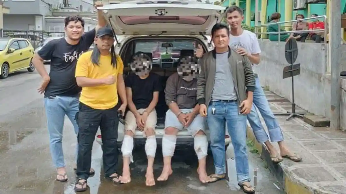 MELAWAN, Dua Pencuri Uang dan Perhiasan Milik Warga Batam Ditembak Polisi
