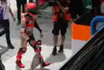 Marc Marquez Usai Jatuh Pada Sesi Pemanasan MotoGP
