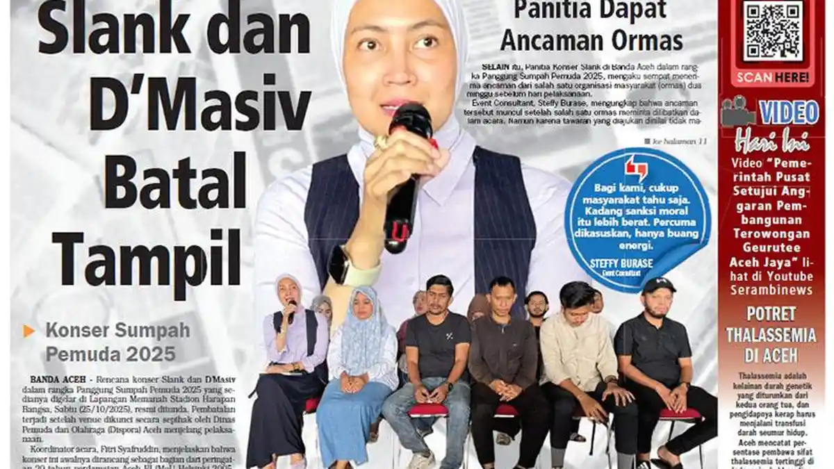 Slank dan D’Masiv Batal Tampil di Konser Sumpah Pemuda 2025