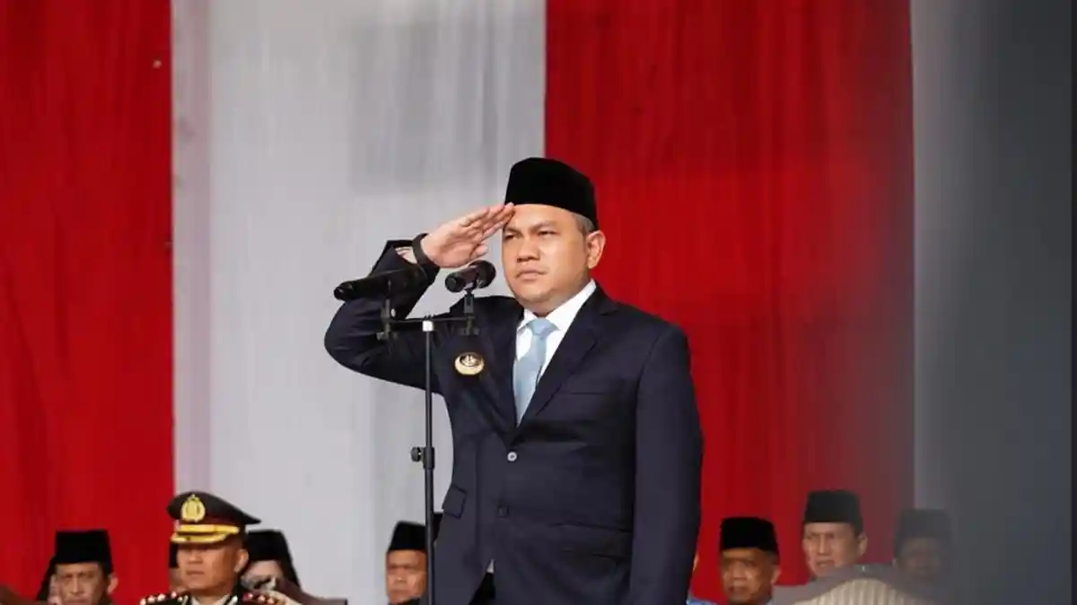 Pimpin Upacara Harkitnas 2026, Bupati Pakpak Bharat Bacakan Pidato Menkomdigi