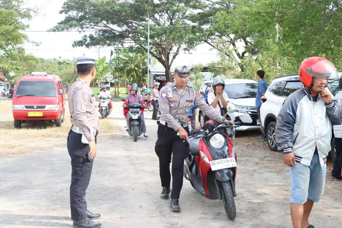 Operasi Patuh Marano di Majene, 27 Pengendara Ditilang, Mayoritas Tak Bawa Surat dan Tak Pakai Helm