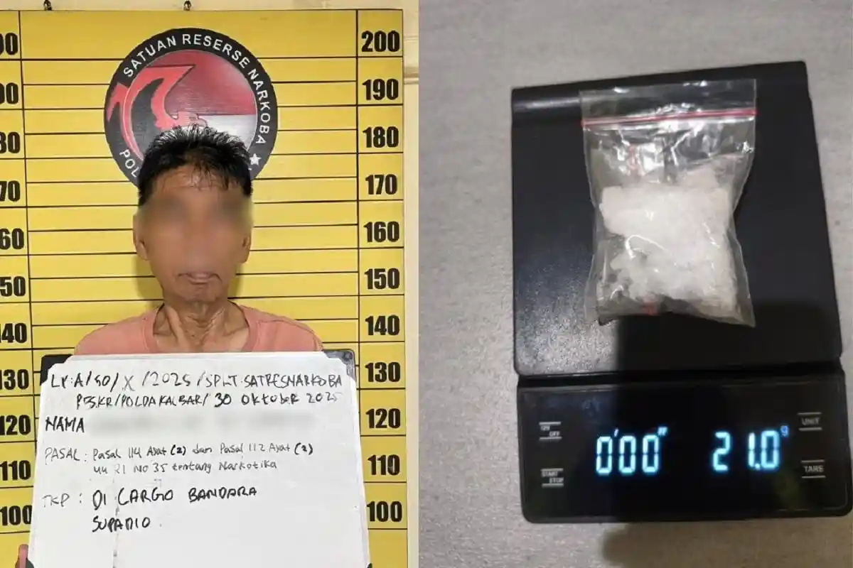 KRONOLOGI Pengungkapan Sindikat Narkoba di Bandara Supadio Pontianak, 21 Gram Sabu Gagal Terbang