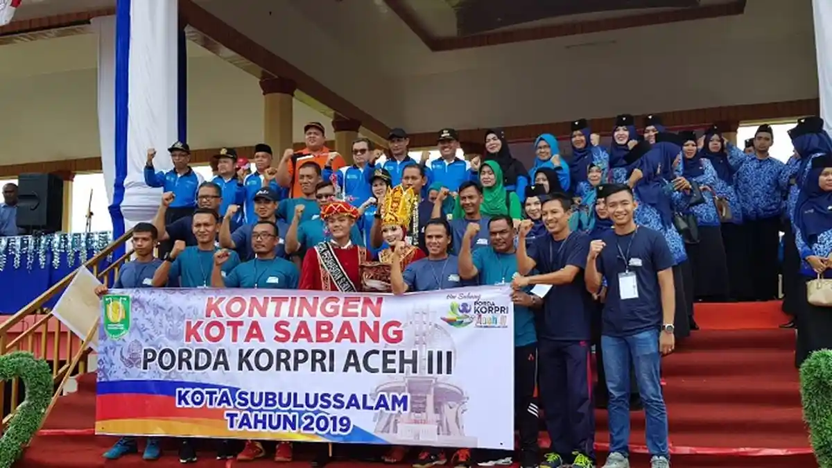 Kota Sabang Raih Medali Emas Pada PORA Kopri Aceh Ke-3