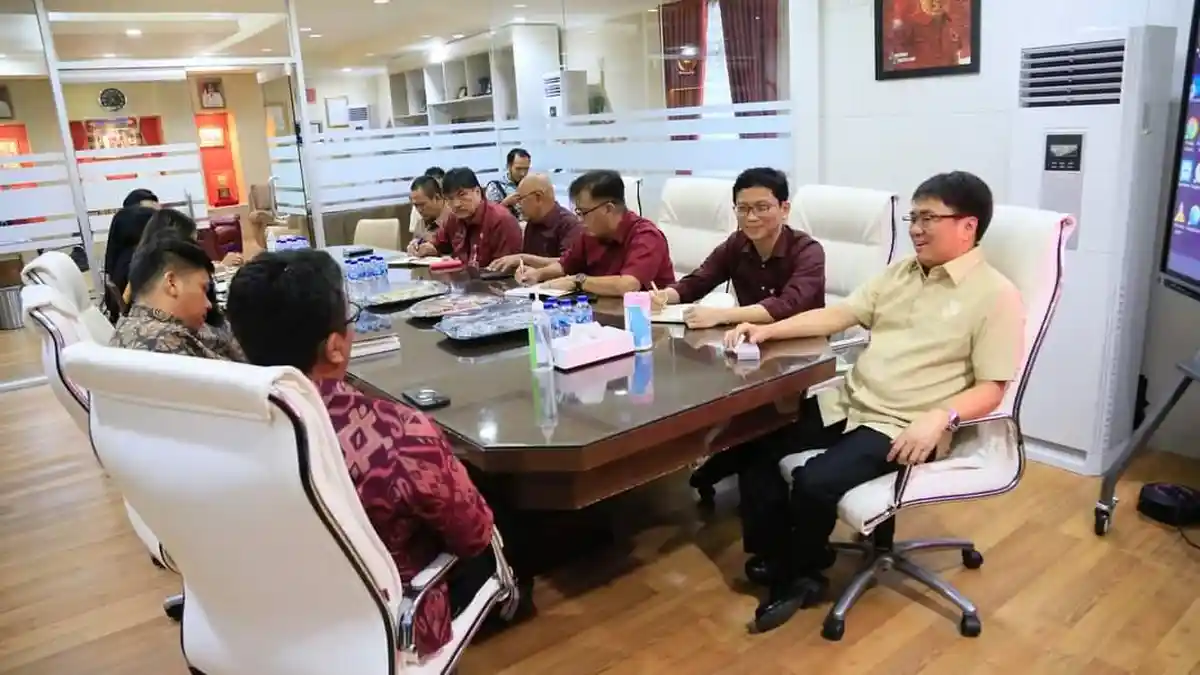 BPK RI Cabang Sulawesi Utara Bertemu Wali Kota Manado Andrei Angouw