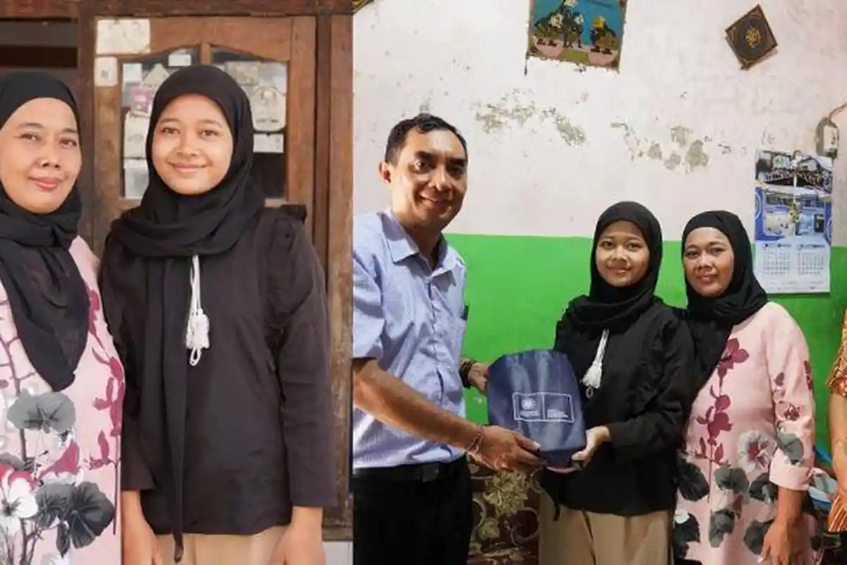 Sosok Shareent Anak Penjual Bubur Lolos SNBP 2025 dan Bisa Kuliah Gratis di UGM, Alumni SMA Surabaya