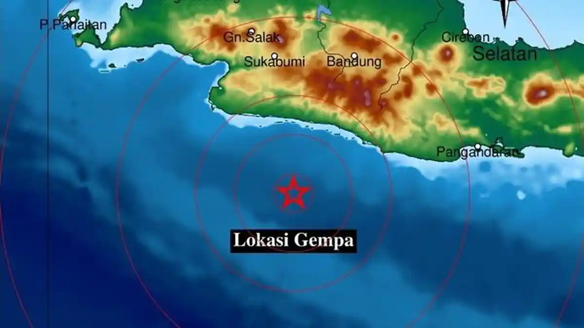 Gempa Hari Ini Senin 4 Maret 2024, Info BMKG Terjadi di Laut Jawa Barat