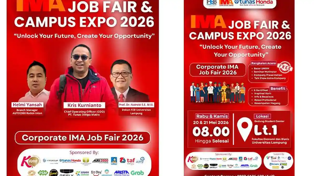 IMA Job Fair dan Campus Expo 2026 Jadi Jembatan Lulusan Menuju Dunia Kerja