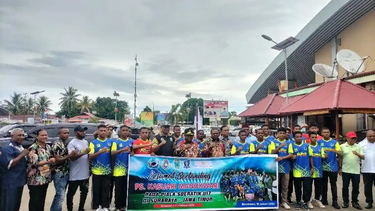Ini Pesan Ali Baham Temongmere untuk SSB Kasuari U-17 yang Berlaga di Soeratin Cup