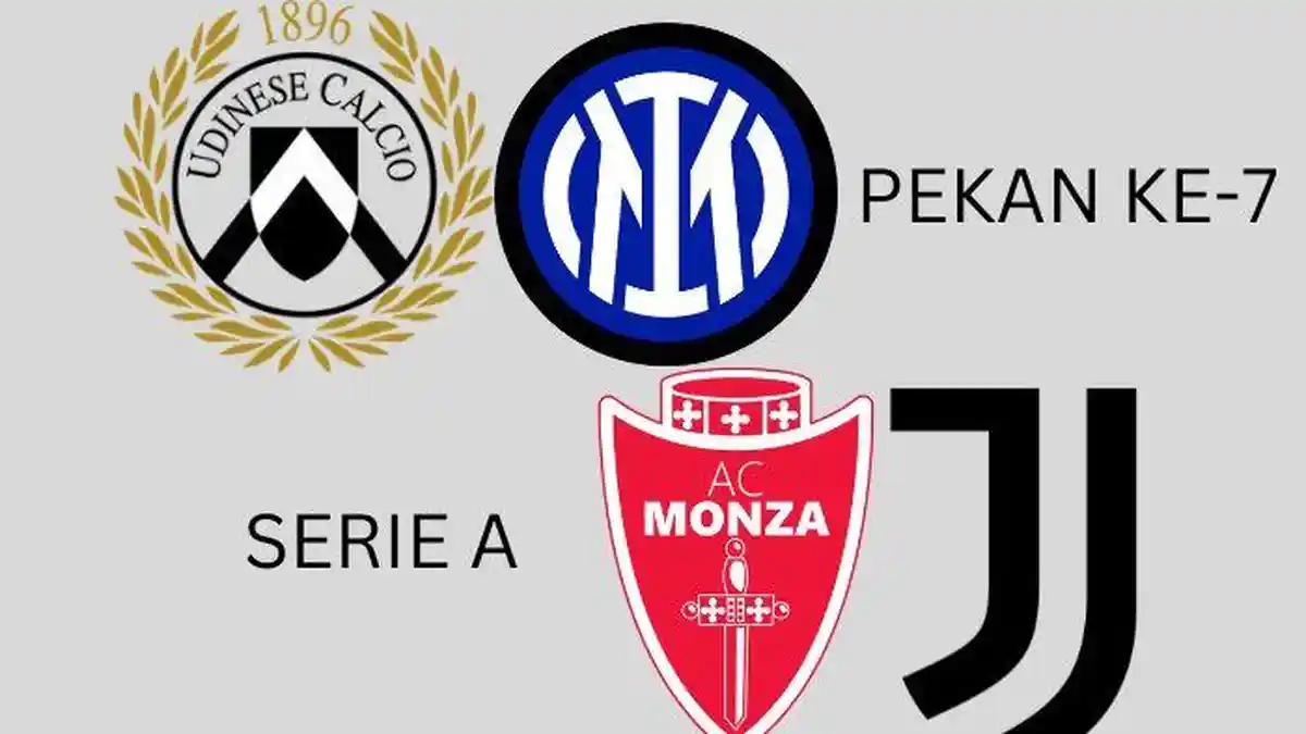 Jadwal Liga Italia Pekan Ini: Udinese vs Inter Milan, AC Monza vs Juventus