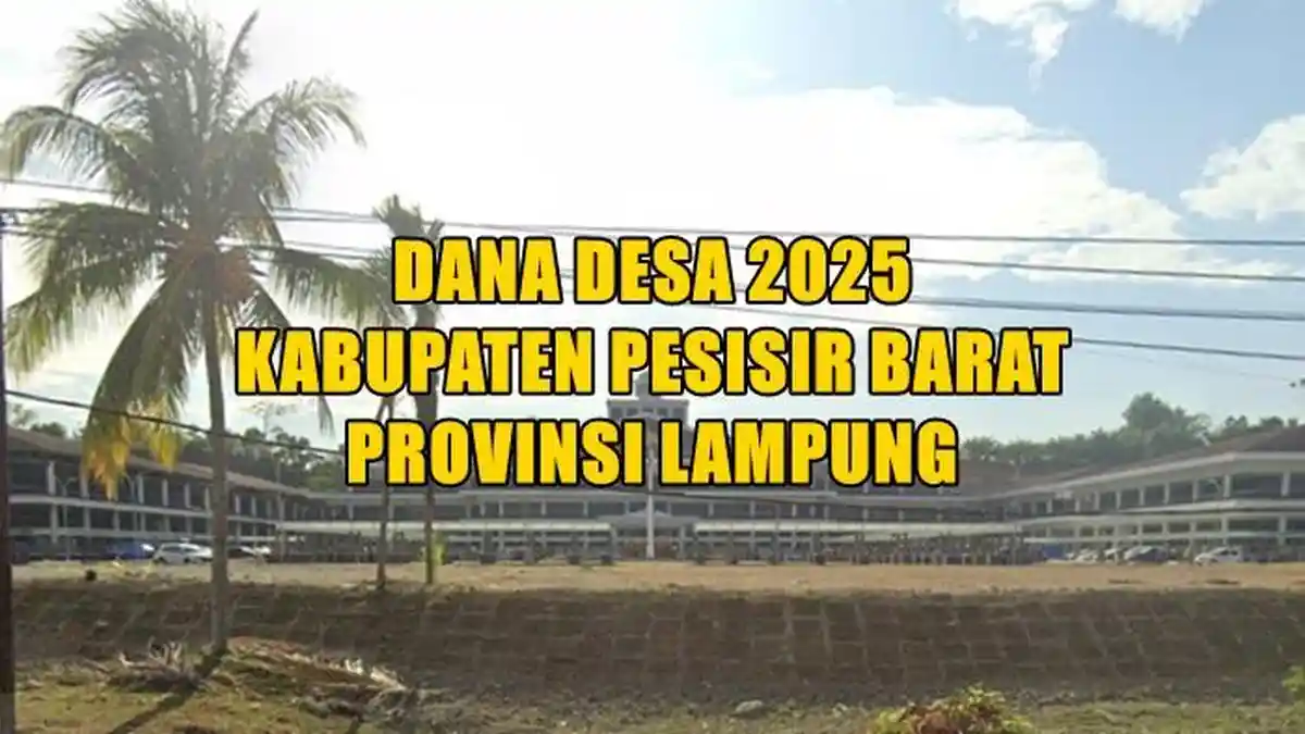 Daftar Lengkap Dana Desa 2025 di Kabupaten Pesisir Barat Provinsi Lampung