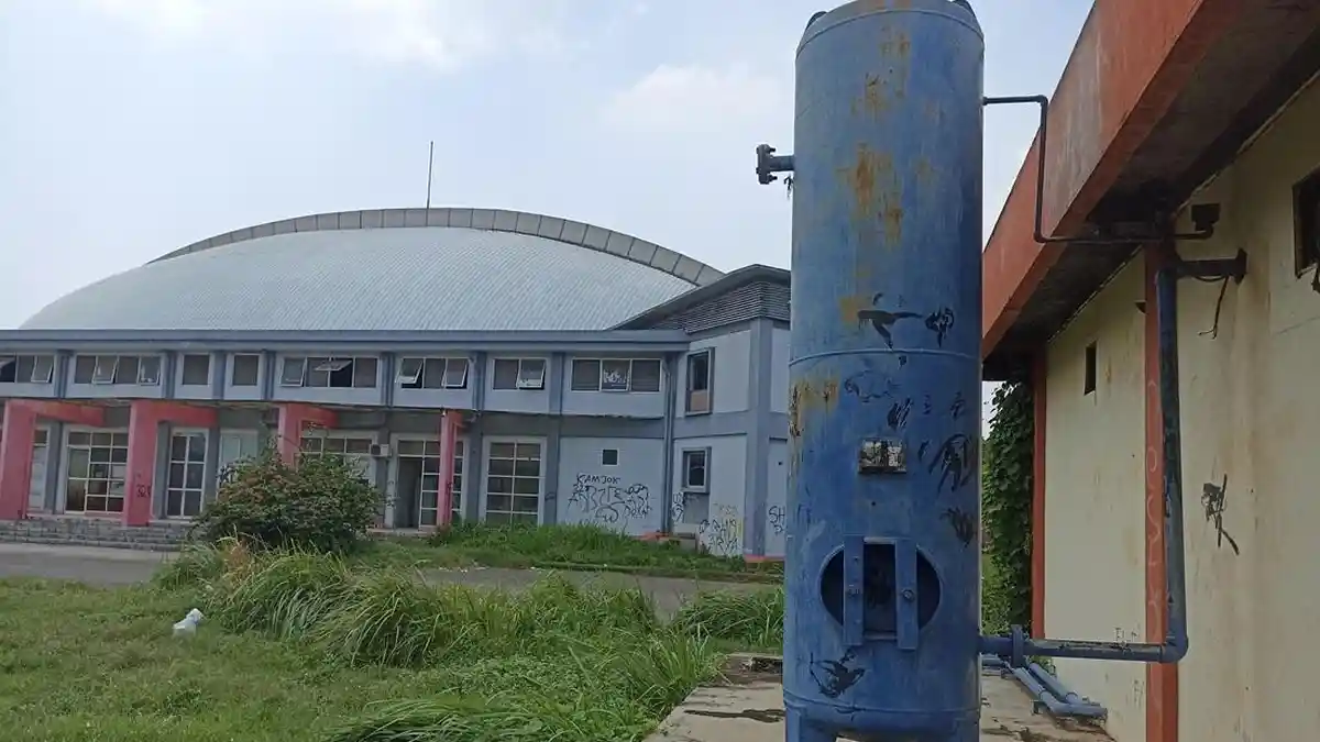 Penampakan GOR Adiarsa Karawang Lokasi Siswi SMP Diperkosa 3 Pemuda