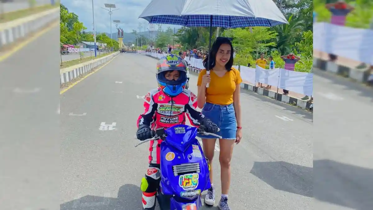 Bocah 10 Tahun Sabet Podium IV Road Race Ina Ama Championship