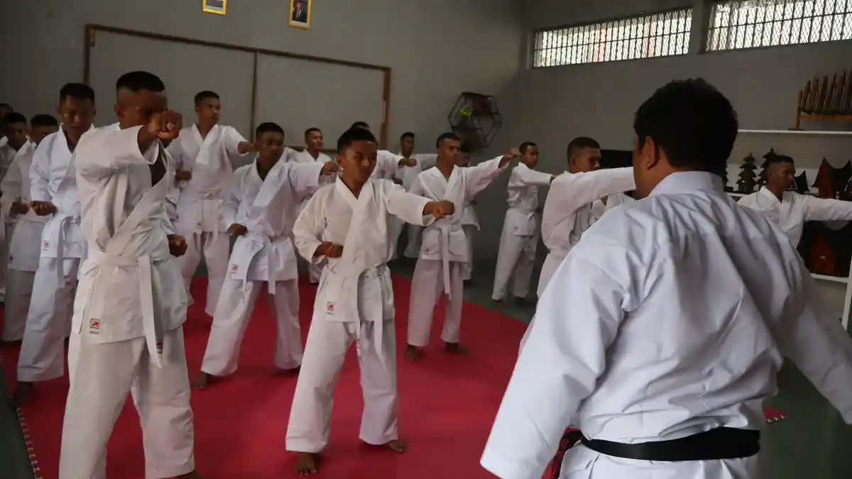 Bangkitkan Prestasi WBP, Lapas Pancurbatu Gelar Latihan Taekwondo Bersama KONI