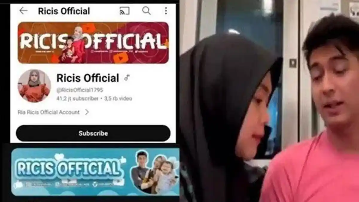 Ria Ricis Kepergok Ganti Banner Kanal YouTube, Tak Ada Lagi Foto Teuku ...