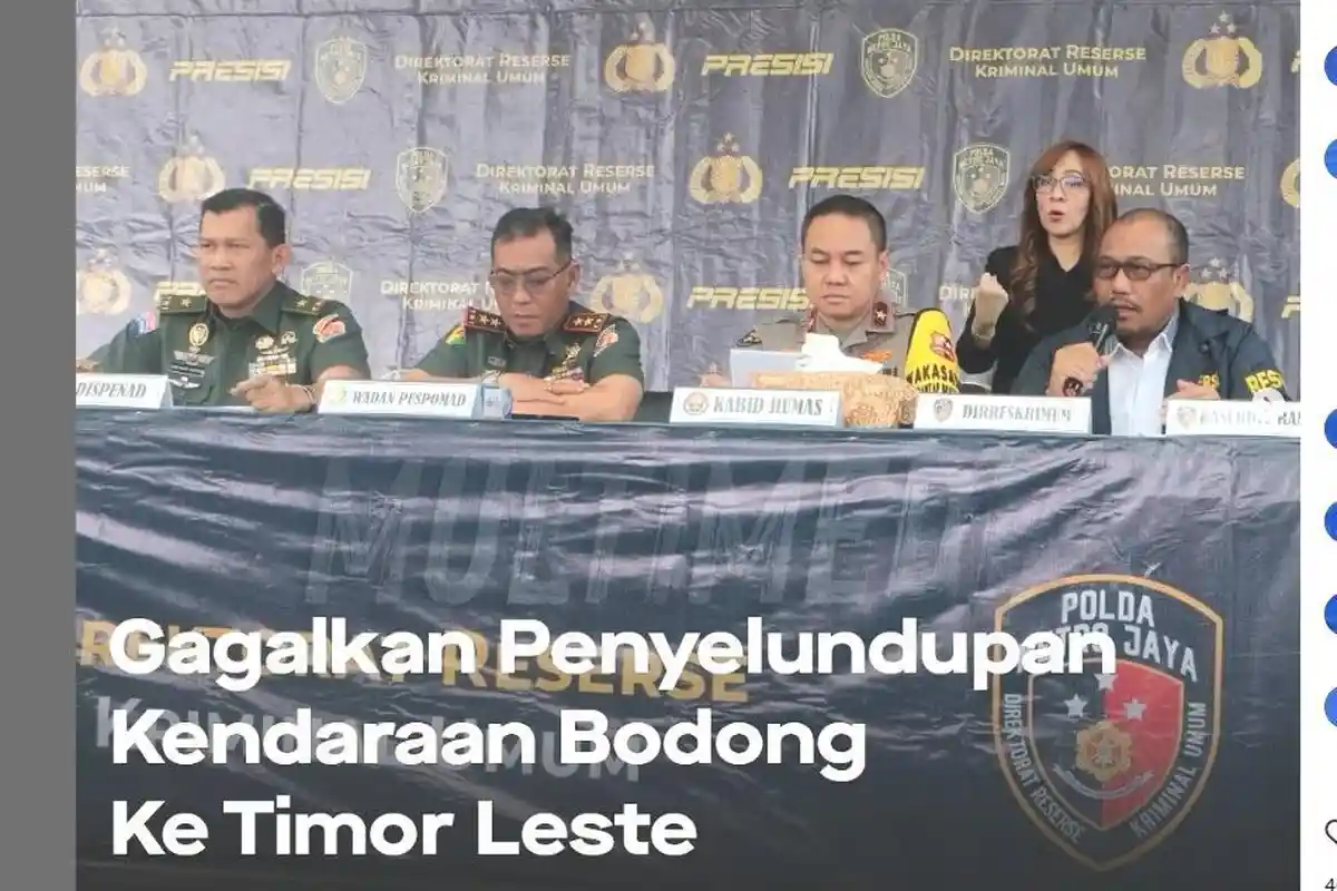 Berita Viral  Ini Jumlah Ratusan Kendaraan Bodong Yang Akan Diselundupkan ke Timor Leste