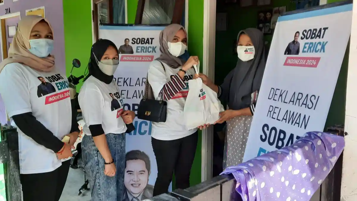Dukung Erick Tohir sebagai Capres, Kaum Muda di Samarinda Deklarasikan Sobat Erick Indonesia 2024
