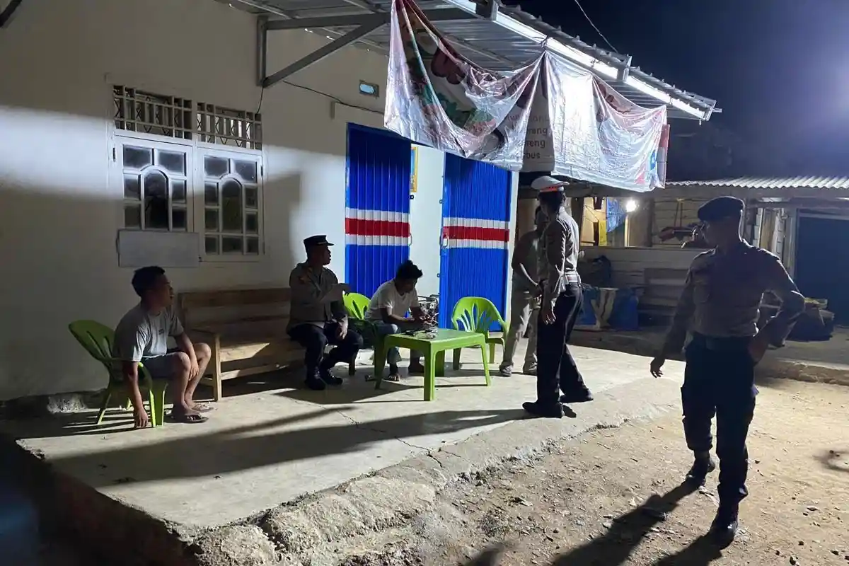 Sosialisasi Layanan 110, Polres Way Kanan Gelar Patroli KRYD di Jalinsum Karang Umpu