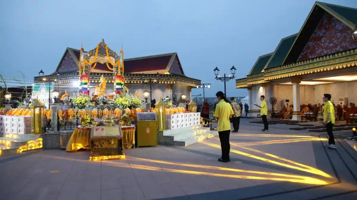 Dihadiri Dubes Thailand, Ribuan Umat Budha Padati Rumah Ibadah Si Mian Fo