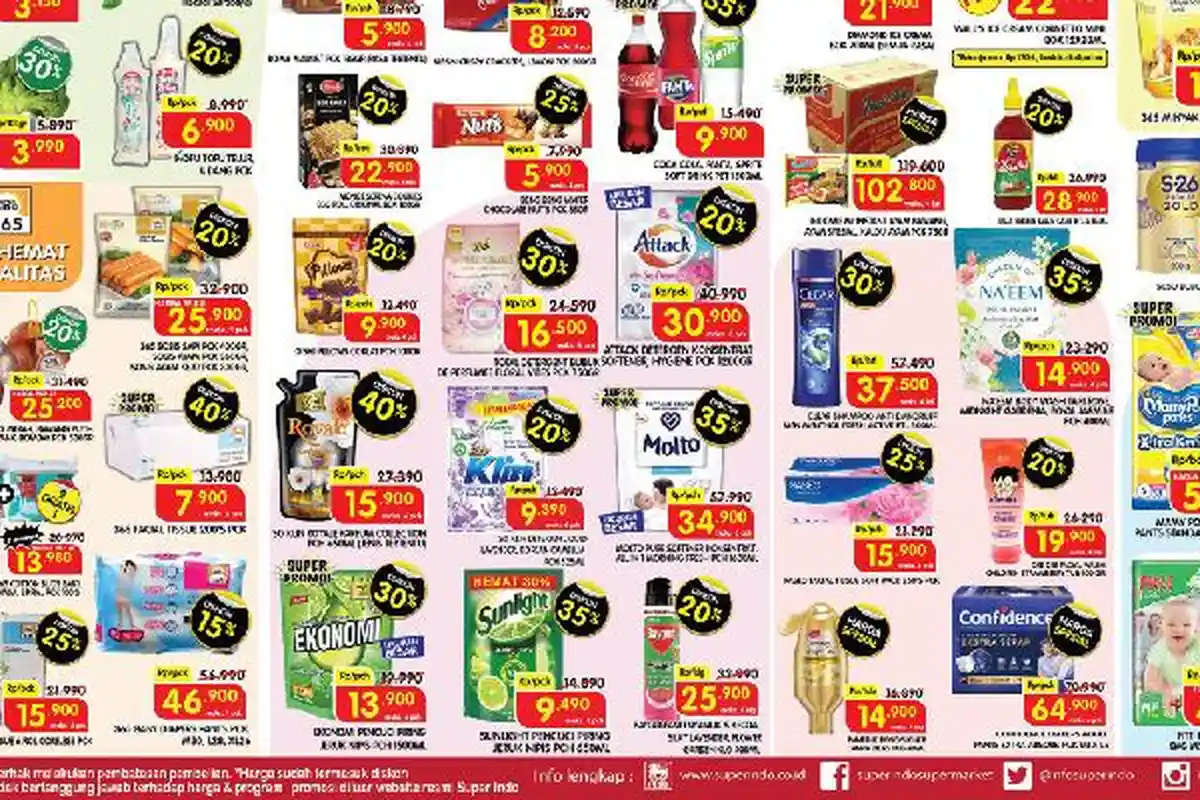 HARGA Sabun Sampo Deterjen di Promo Superindo Hypermart 23-25 April 2024: Royale Diskon 40 Persen