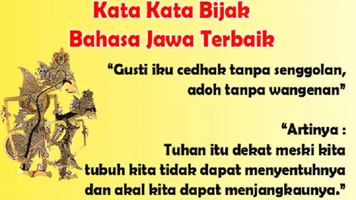 Bikin Makin Bangga, Ini 7 Fakta Unik Bahasa Jawa yang Mendunia