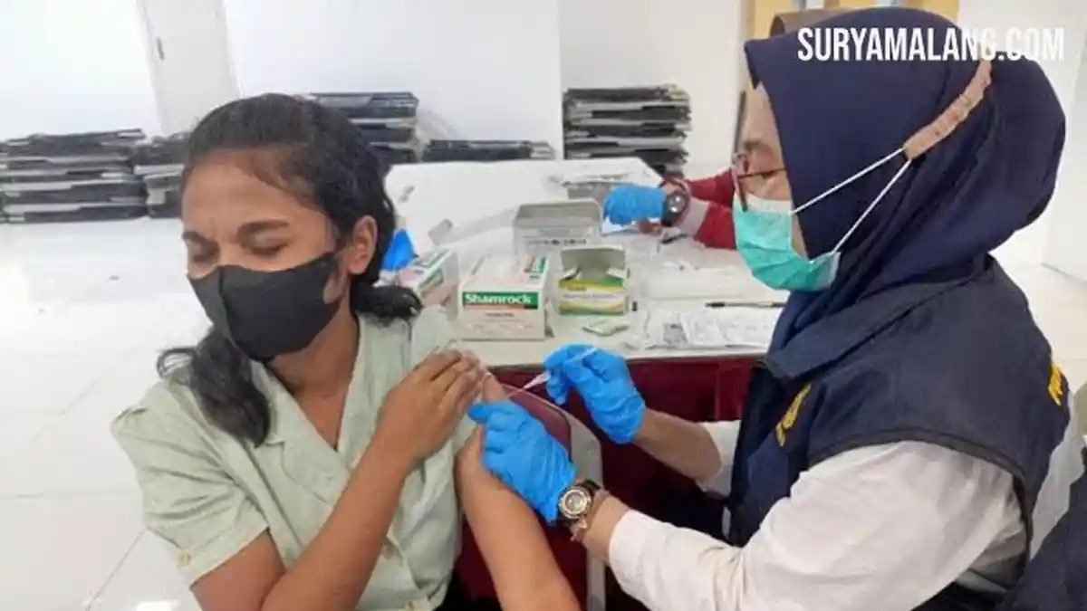 Covid 19 Merebak Lagi, Polrestabes Surabaya Gencarkan Vaksinasi Booster