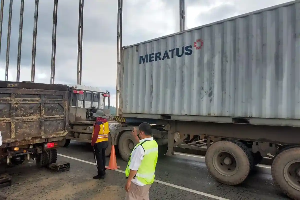 Jembatan Mahulu Samarinda Uji Beban Dinamis Setelah 16 Tahun Berdiri