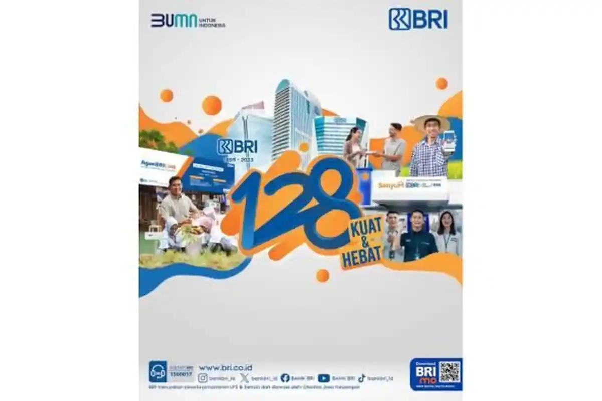 HUT ke-128 BRI, Nasabah Bisa Nikmati Promo Meriah di Berbagai Merchant