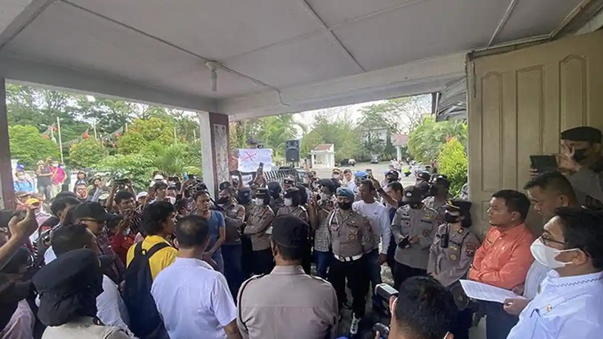 Konflik Okupasi PTPN III, Penggarap Sebut Anggota Dewan Cuma Turun Saat Pemilu