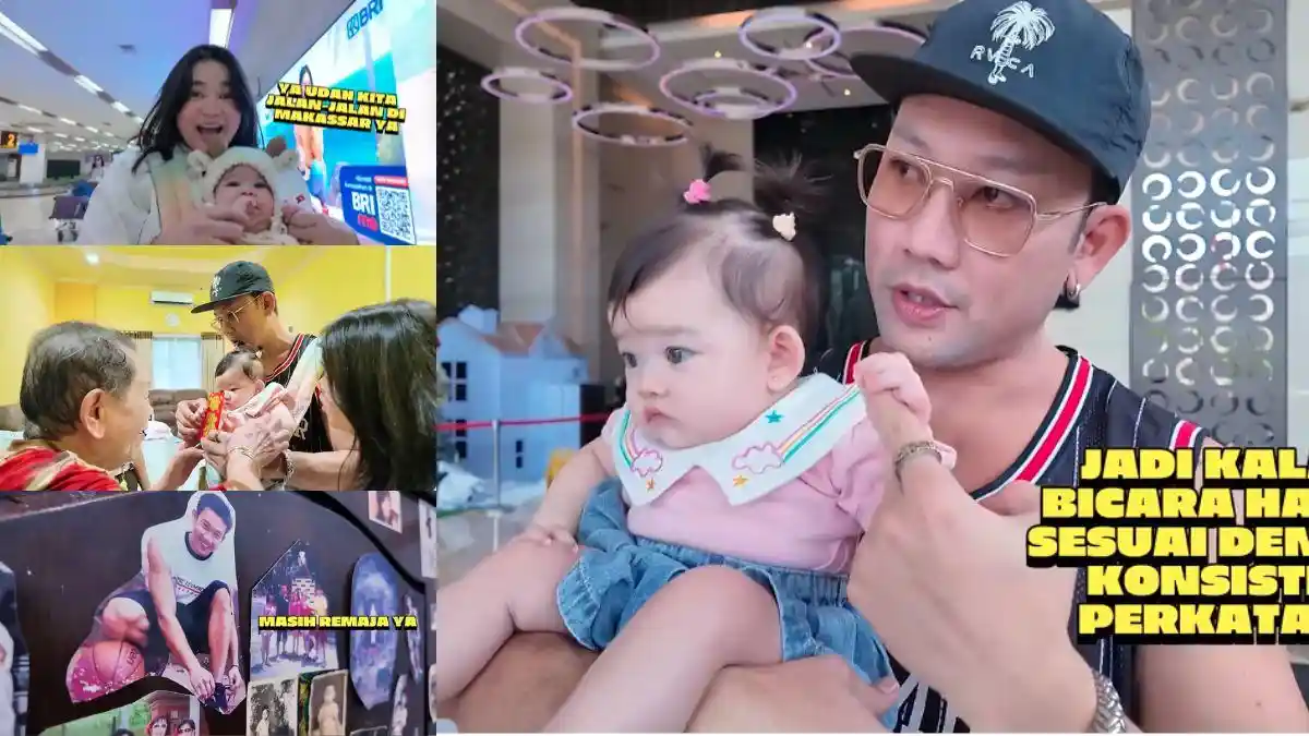 5 Momen Denny Sumargo Kunjungi Kampung Halaman, Ajak Olivia Allan dan Baby Biel, Dapat Angpao!