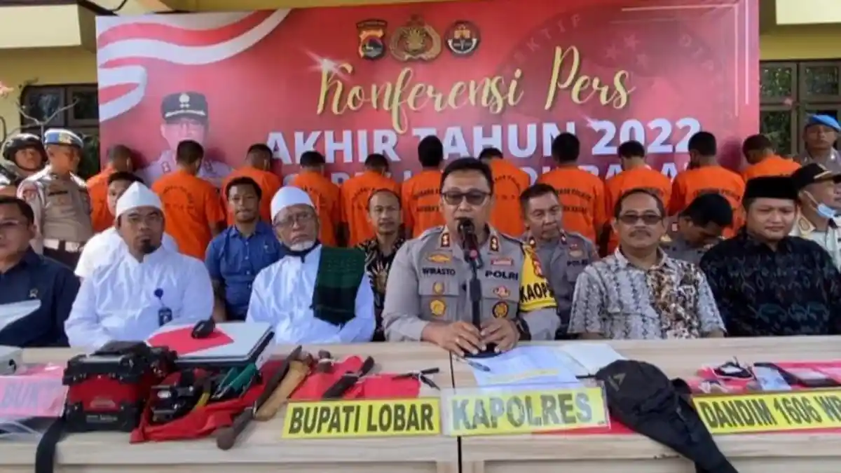 Selama 2022, Polres Lombok Barat Ungkap 209 Kasus, Pencurian hingga Narkoba