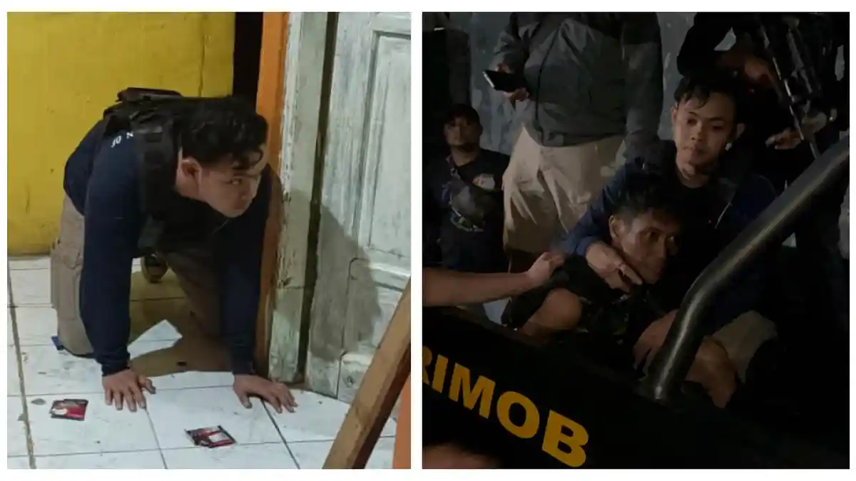 Jerit Tangis Balita di Depok Disandera Bapak Pakai Sajam, Pelaku Dilumpuhkan Polisi saat Bakar Rokok