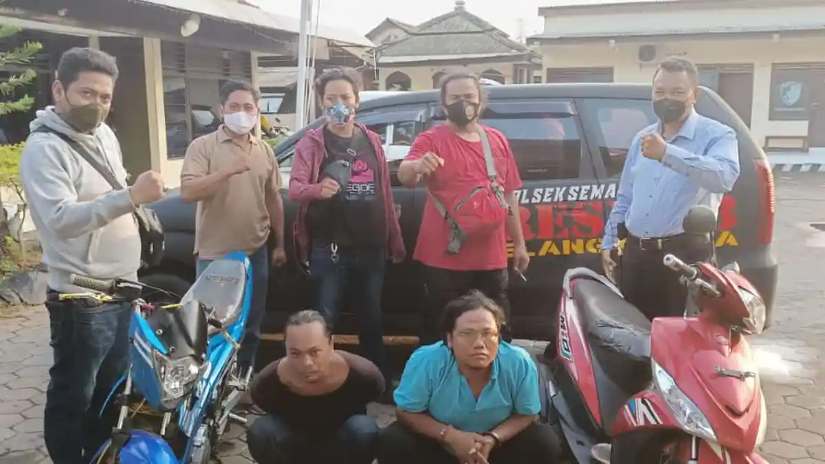 Nasib Apes Dua Maling Motor, COD-an Jual Curian Sama Polisi di Kota Lama Semarang
