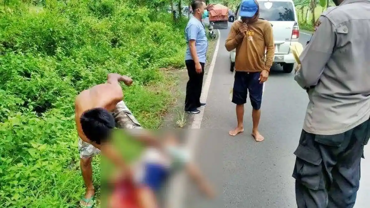 Kecelakaan Maut di Ngawun, Pria Tewas Terlindas Truk Lantaran Melompat ke Tengah Jalan
