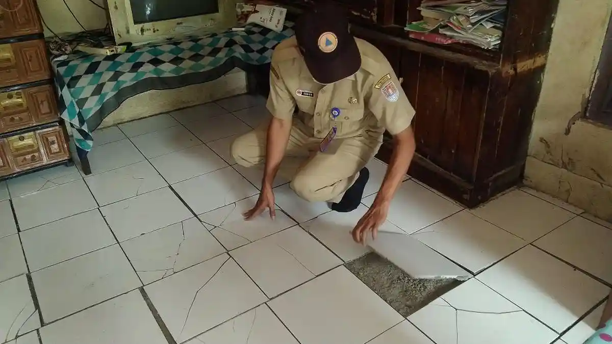 Warga Jatiluhur Majenang Sempat Dengar Suara Ledakan Sebelum Adanya Pergerakan Tanah