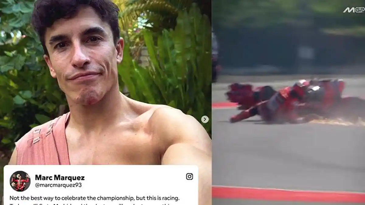 RESPON Marc Marquez Usai Crash Mengerikan di MotoGP Mandalika 2025 ...