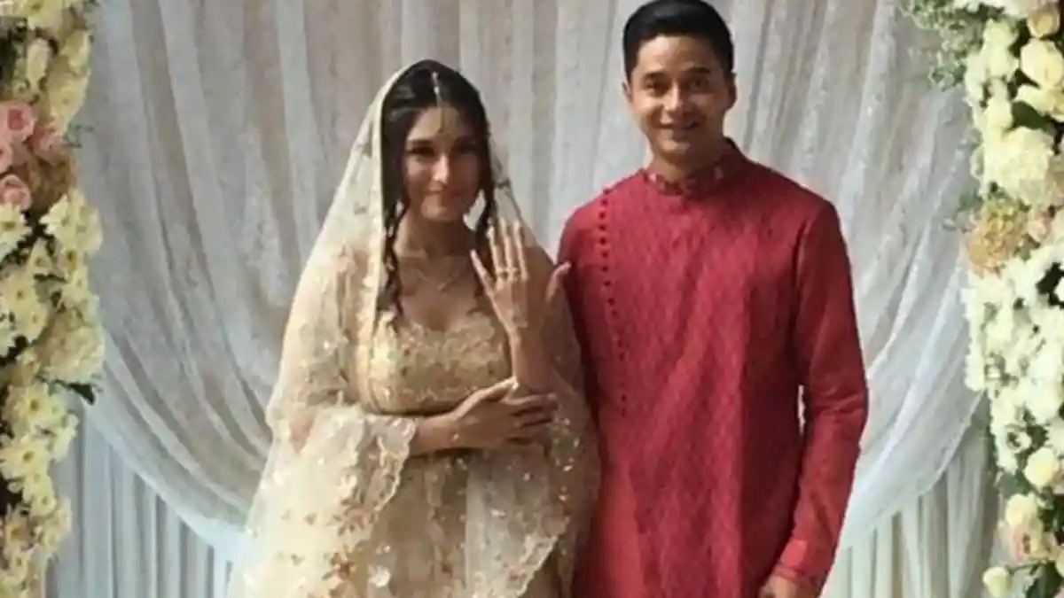 Video Bahagia Adly Fairuz dan Angbeen Rishi, Gelar Pernikahan Secara Tertutup