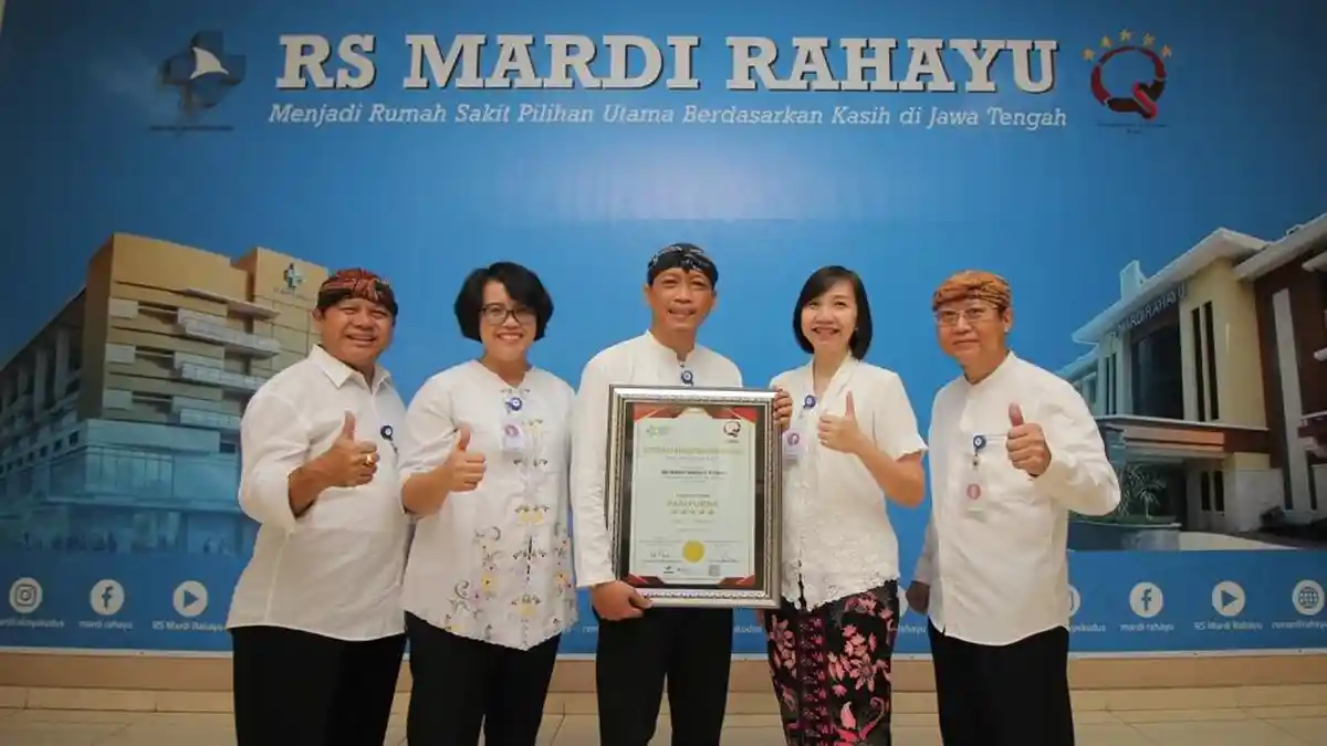 RS Mardi Rahayu Kudus Raih Akreditasi Bintang Lima, dr Puji: Komitmen Berbenah untuk Lebih Baik