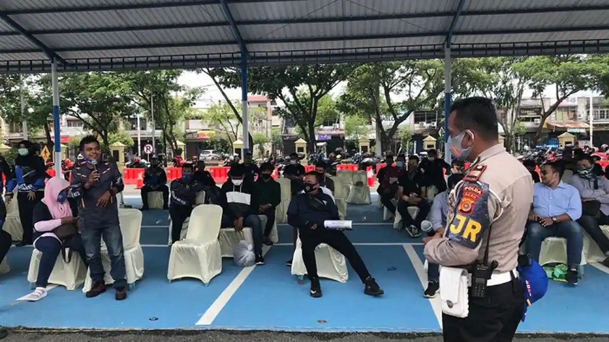 Peringati Sumpah Pemuda, Ditlantas Polda Aceh Gelar Safety Riding
