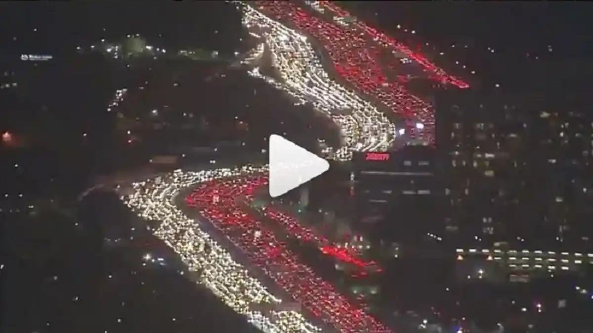 Video Kemacetan Parah di Amerika Viral di Indonesia Gara-gara Ini