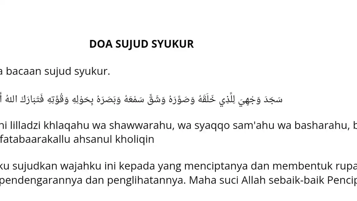 Tata Cara Sujud Syukur, Amalan Saat Mendapat Kabar Baik
