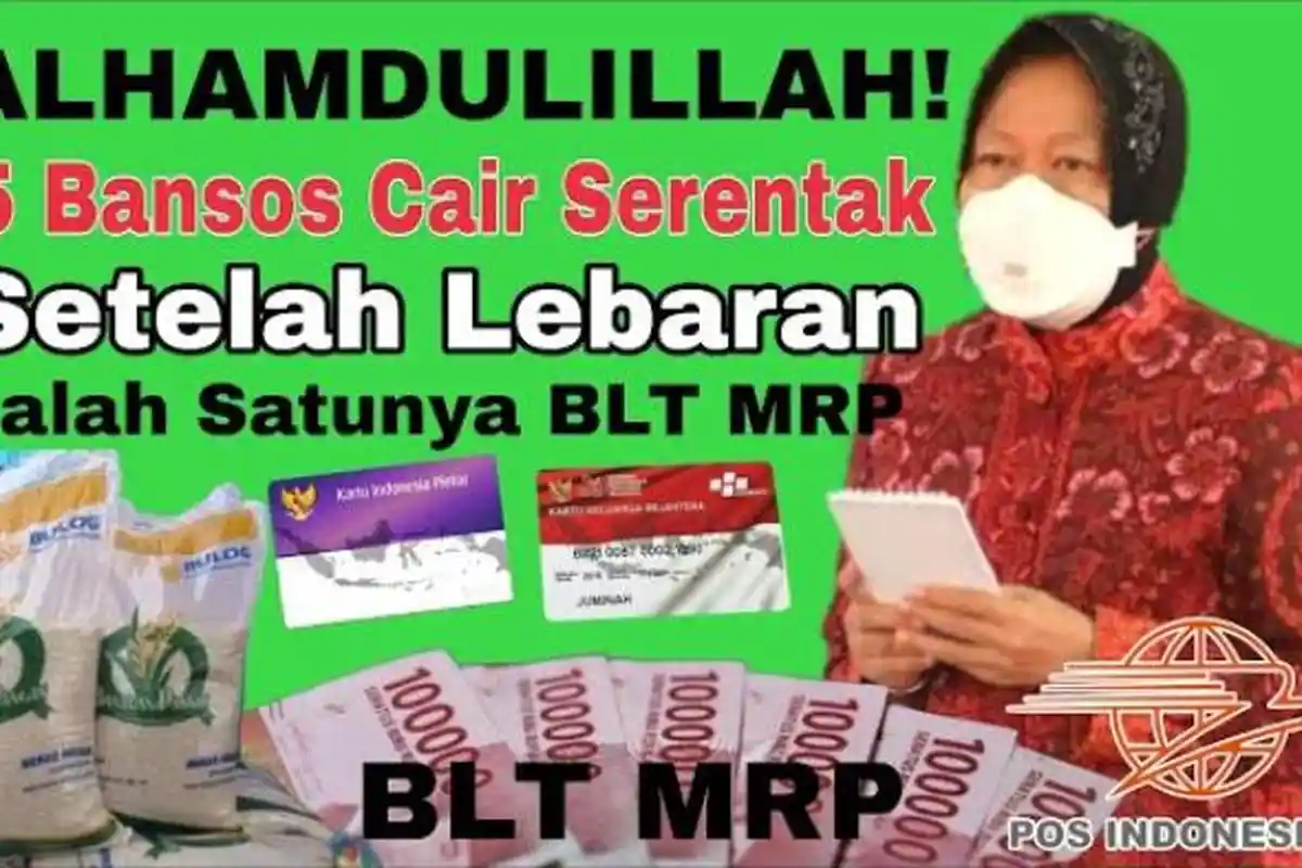 Simak! 5 Bansos Siap Cair setelah Lebaran, BPNT, PKH, PIP, Penerima Full Senyum: Catat Tanggalnya!