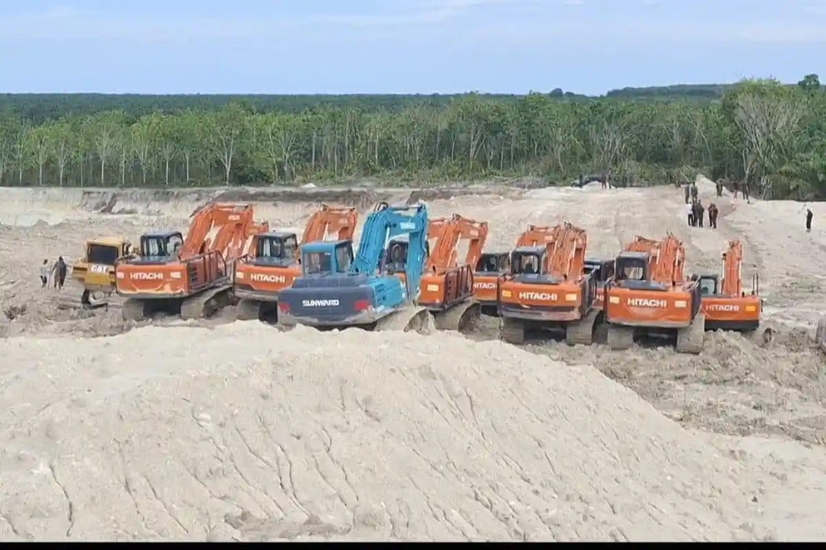 Nasib Pemilik Tambang Disergap Satgas PKH Halilintar, Belasan Unit Alat Berat Disita Kini Ditahan