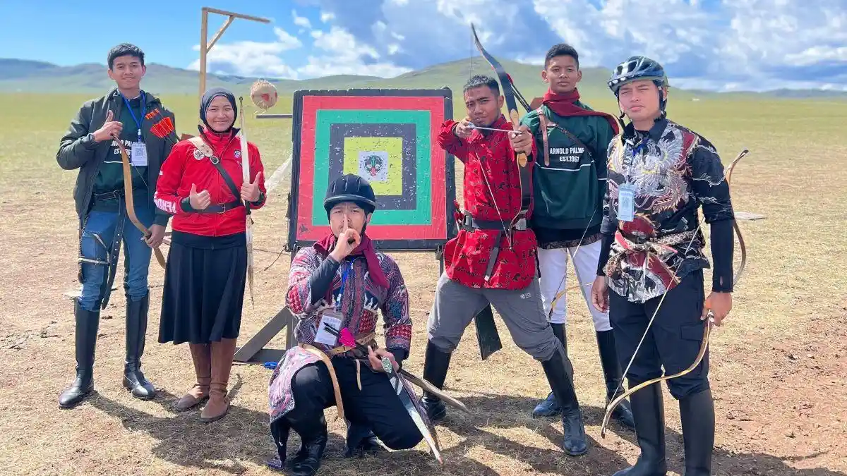 Tim Panahan Berkuda Indonesia Posisi Dua Dunia di Kejuaraan WHAC ke-17 di Mongolia