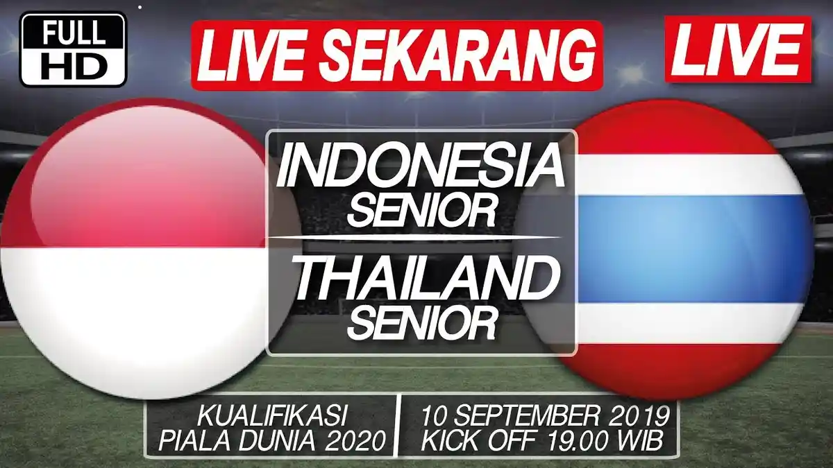 Live TV Online TVRI, 4 Link Live Streaming Siaran Langsung Timnas Indonesia vs Thailand Jam 19.00