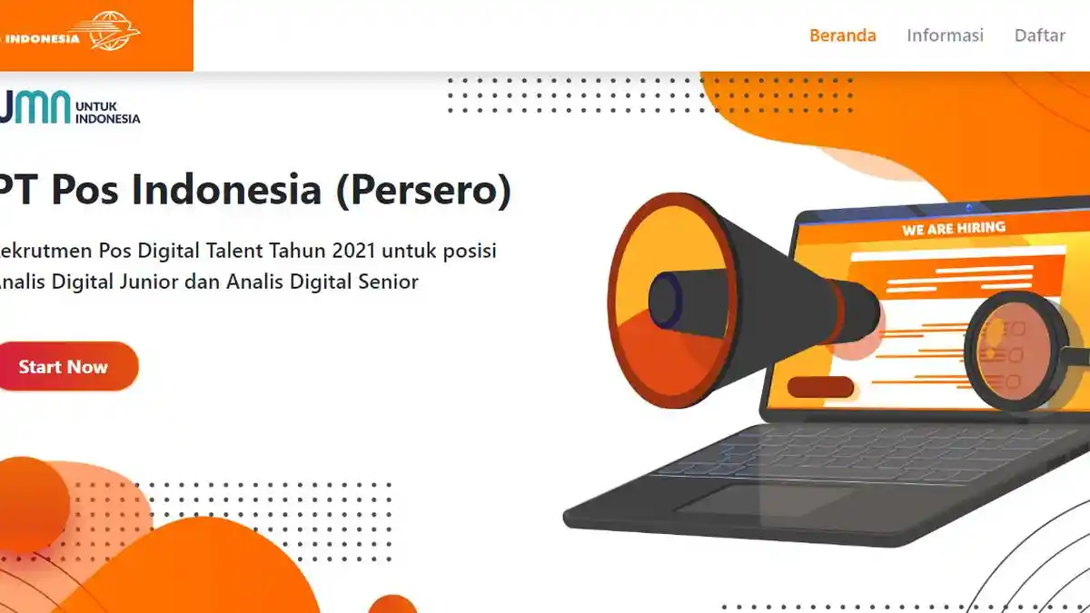 Lowongan Kerja BUMN Terbaru Juli 2021, Pos Indonesia Buka Rekrutmen Post Digital Talent, Cek di Sini