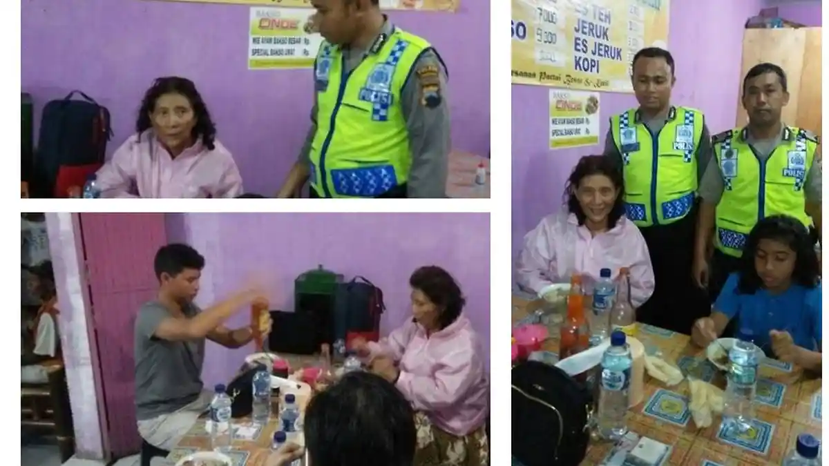 Menteri Susi Santap Bakso 