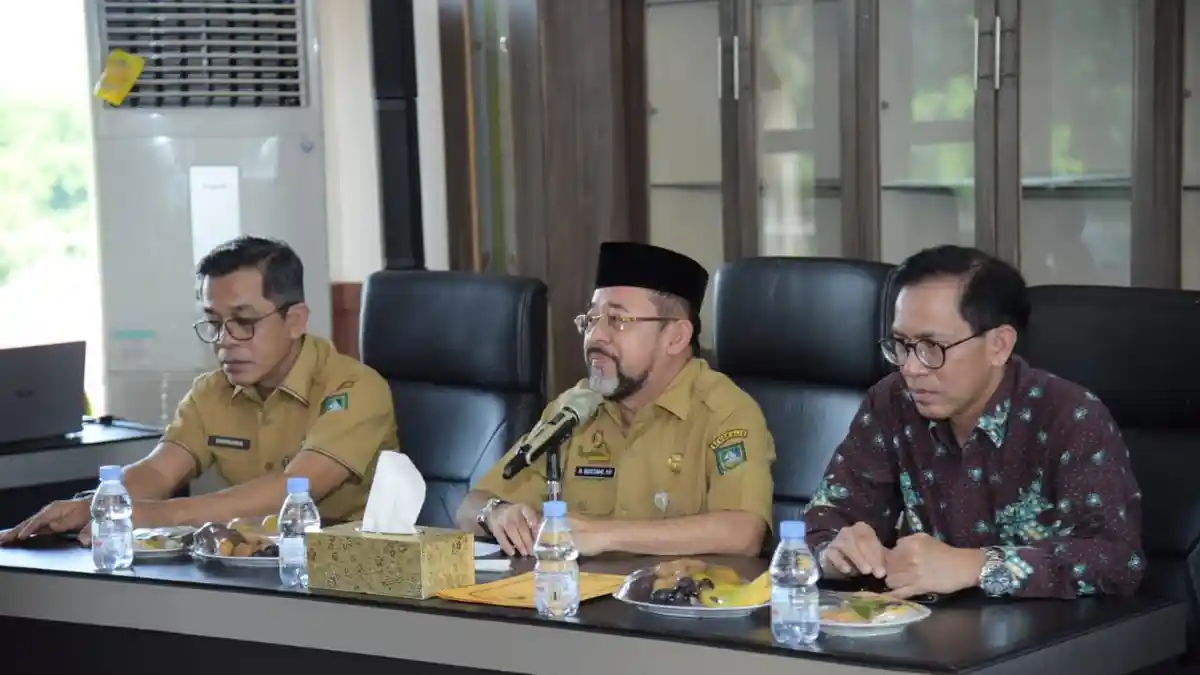 Bupati Bengkalis Buka Rakor Pengisian Survei Indeks ETPD Se Provinsi se Riau
