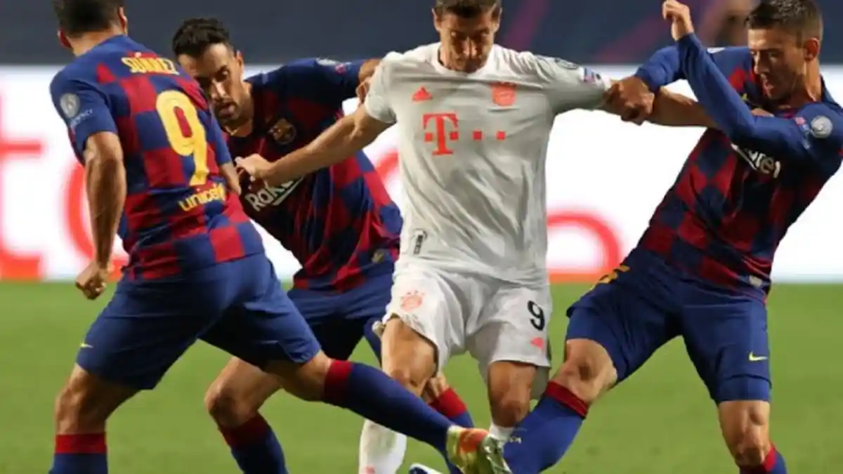 LINK Nonton Live Streaming Gratis Big Match Barcelona vs Bayern Munchen Liga Champions